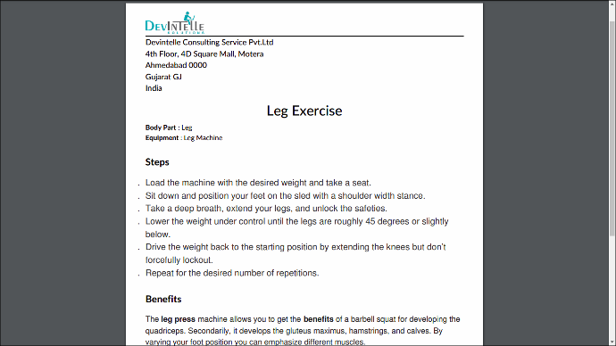 Gym Daily Routine: Diet & Workout Templates