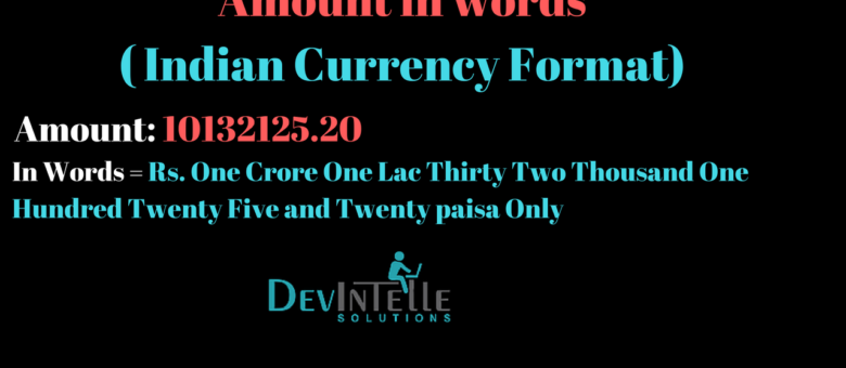 amount in words in odoo (Indian format)